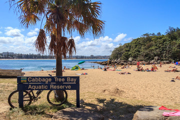 Shelly beach and Cabbage tree bay aquatic reserve,