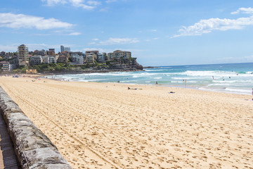 Manly beach on a sunny day,