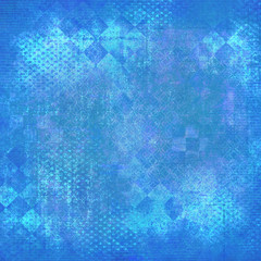 Very Messy Textured Blue Abstract Background Illustration