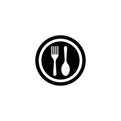 Fork logo template vector icon design