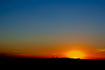 Fototapeta na wymiar sunset