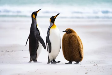 Deurstickers ペンギン サウンダース島 © Earth theater