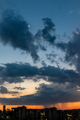 sky with clouds