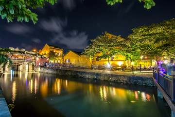 Fototapeta na wymiar Hoi An ancient town which is a very famous destination of Vietnam