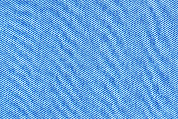 Close up texture of blue jean or denim fabric inside out