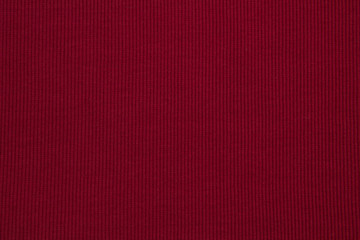 Cotton fabric background. Red textile