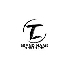 logo letter tl vector design