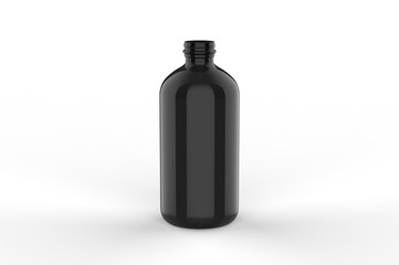 Blank Cocktail  Classic Tonic Syrup For Branding, 3d render illustration.