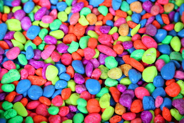 Fototapeta na wymiar Close up colorful stones