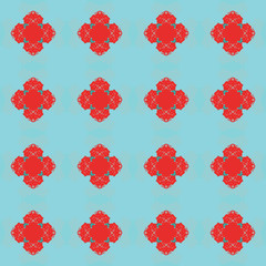 Abstract vector repeating pattern. Seamless pattern for fabric, paper