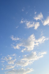 cloud on clear blue sky