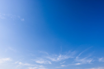 Naklejka na ściany i meble clear blue sky with cloud, morning day background