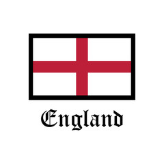 England flag icon vector