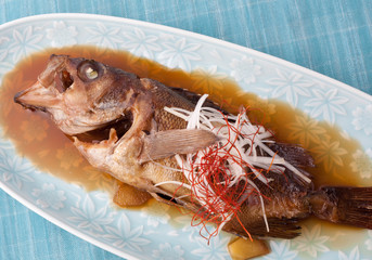 メバルの煮付け　和食