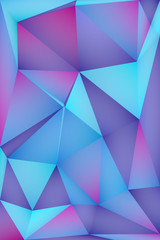 Obraz premium Multi-color geometric triangular low poly abstract background. Creative illustration in halftone style with gradient. Triangular pattern for your business design.