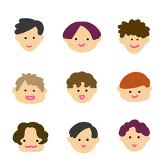 顔　ヘアスタイル　女性　ショート　アイコン