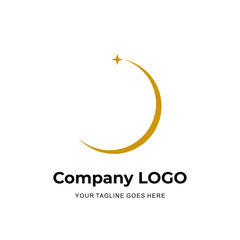 north star icon. abstract business logo