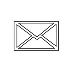 envelope icon vector illustration for website and graphic design symbol