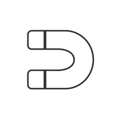 magnetic icon vector illustration for website and graphic design symbol