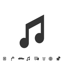 music icon vector illustration for website and graphic design symbol