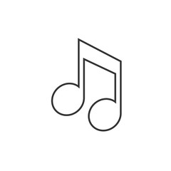 music icon vector illustration for website and graphic design symbol