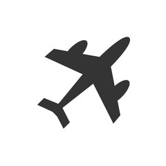 Obraz premium plane icon vector illustration for website and graphic design symbol