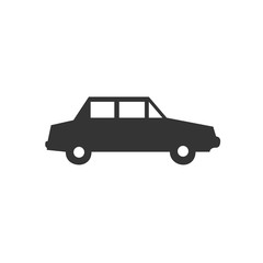 sedan car icon vector illustration for website and graphic design symbol