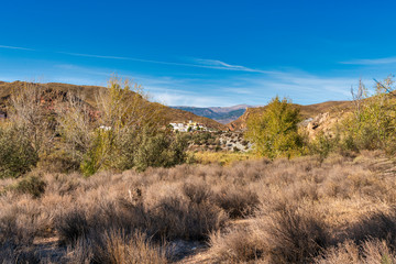 Mountainous landscape near Ugijar (Spain)
