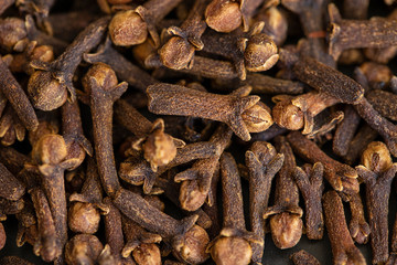 Close up of Natural clove spice for  background