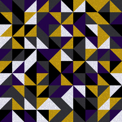 Seamless pattern with random colored triangles Generative Art background illustration