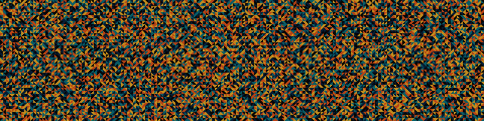 Seamless pattern with random colored triangles Generative Art background illustration
