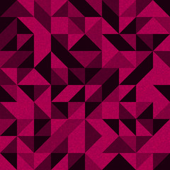 Seamless pattern with random colored triangles Generative Art background illustration