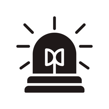 recommend clip art: Siren icon in trendy flat style design. Vector graphic illustration. Suitable for website design, logo, app, and ui. EPS 10.