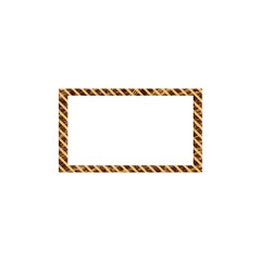 Square photo frame template Wall frame in vintage retro style. For your photos and pictures. Vector illustration