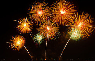 Naklejka premium Fireworks Display