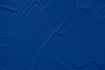 Classic blue tone abstract trendy 2020 year color mortar wall texture acrylic. Hand applied mortar wall