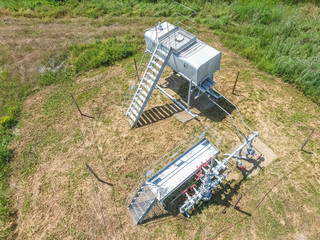 Equipment of an oil well