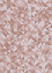 Pattern with random colored triangles Generative Art background illustration