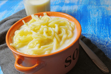 milk porridge for children