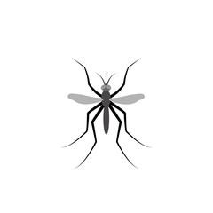 Insect mosquito bloodsucker vector illustration