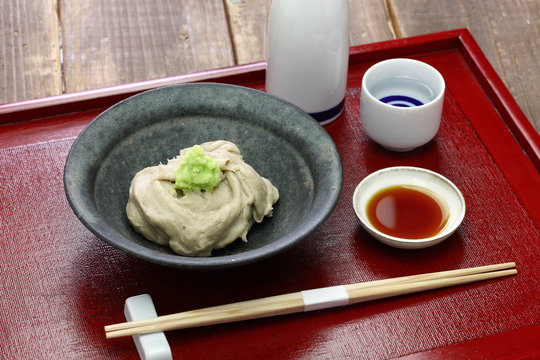 sobagaki  is  a  japanese dish of boiled fresh buckwheat flour, like a polenta.