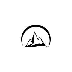 Fototapeta premium Ice berg Logo Template vector symbol