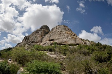 rock in the mountains