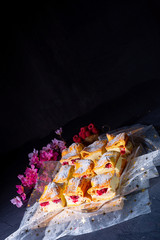 Karpatka - a delicious Polish pudding cake