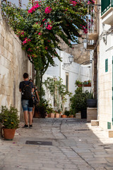  The charming and romantic historic old town of Polignano a Mare, Apulia, southern Italy