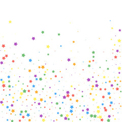 Festive confetti. Celebration stars. Joyous stars 