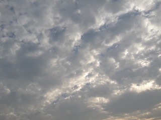 Obraz premium blue sky with clouds