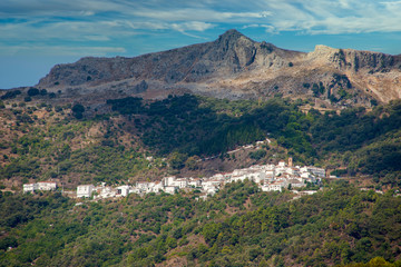 Fototapeta na wymiar Algatocín, pueblos de la provincia de Málaga 