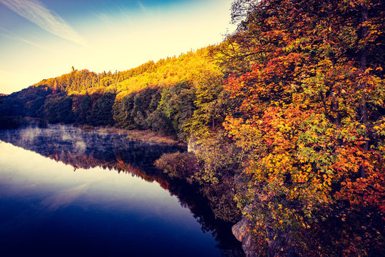 Jesień nad jezioro Bystrzyckim © Coolmer