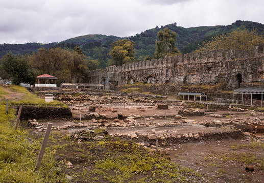 Gonio Fortress Georgia, the ruins of an ancient Roman fortress in the territory of Adjara